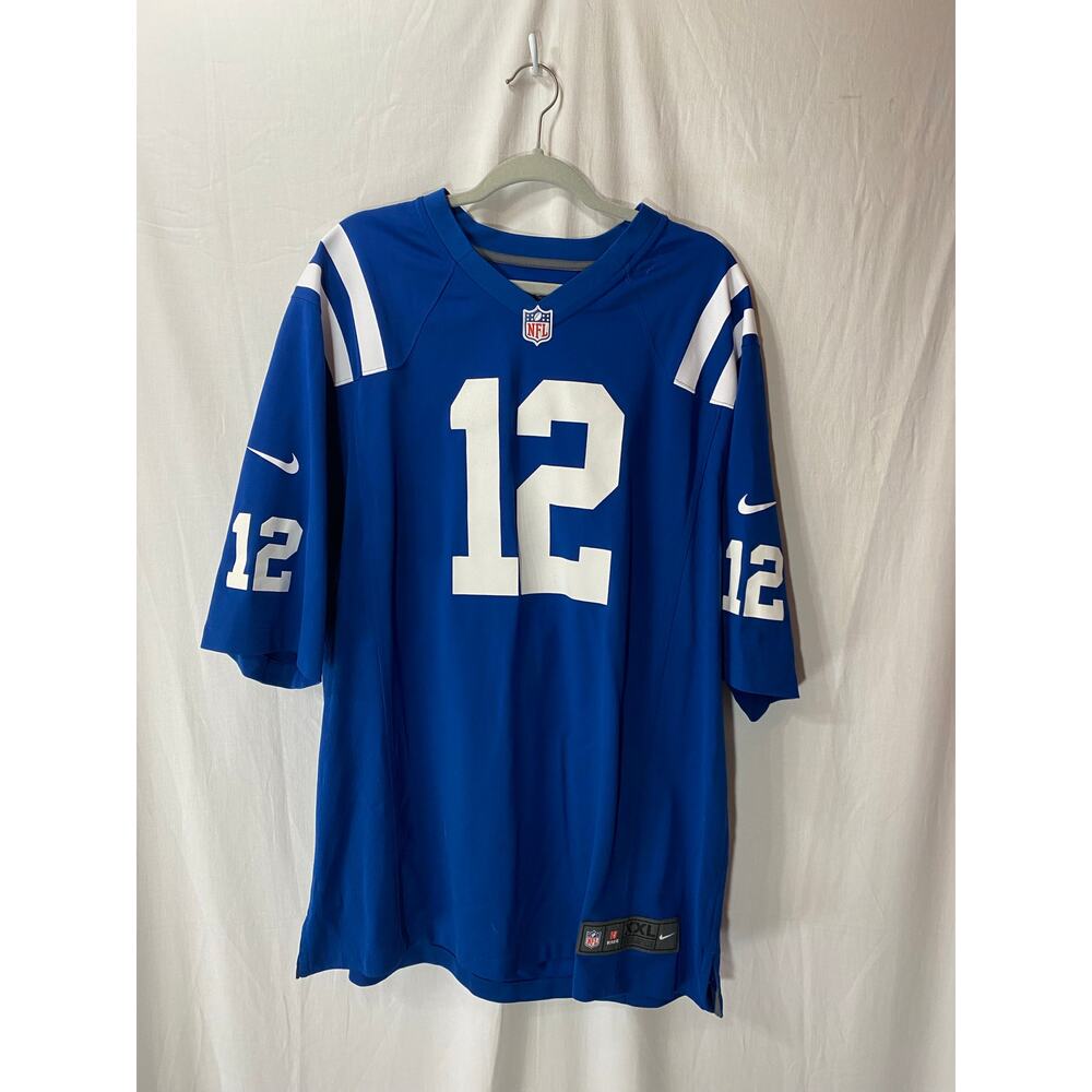 Nike Colts Jersey On Field Men Size XXL‎  Andrew Luck #12 Indianapolis Football